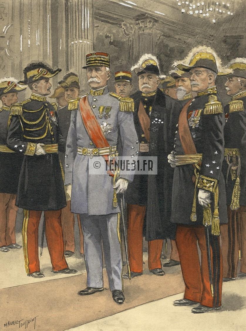 Uniforme grande tenue officier français modèle 31 1931 tenue31.fr généraux et maréchaux.