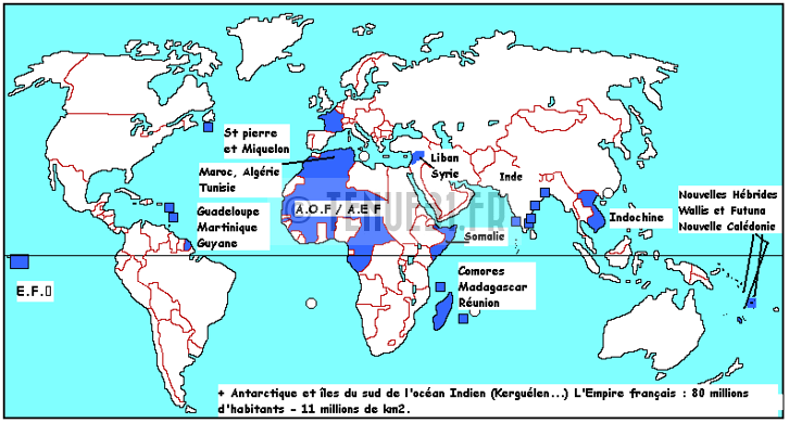 Empire Français Carte Empire Français