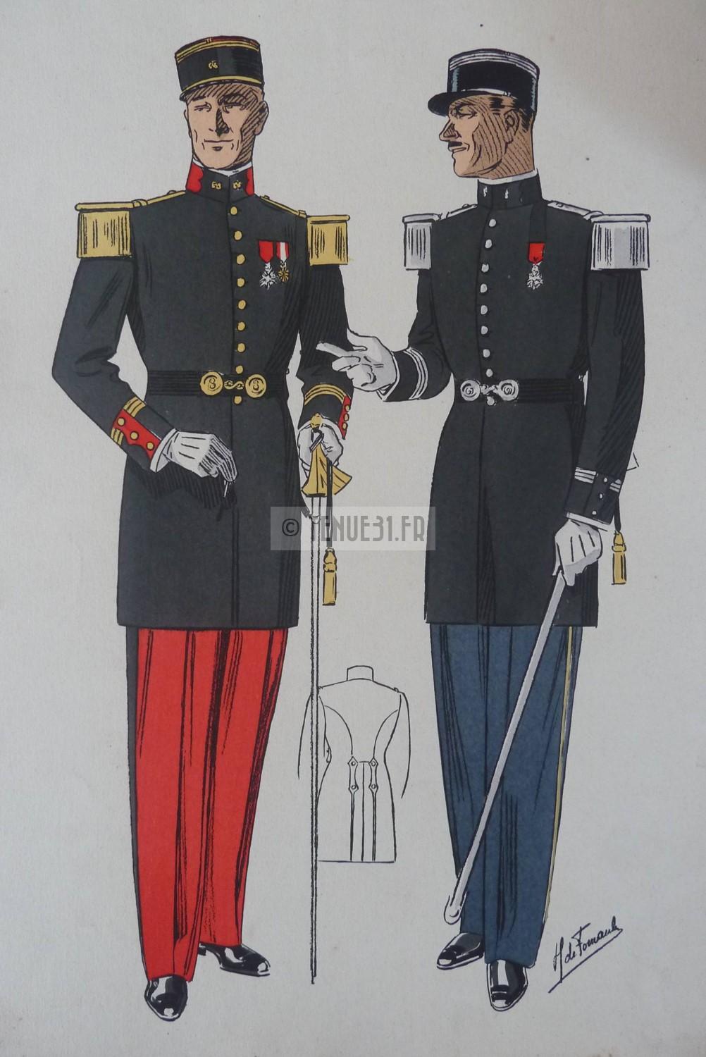 Tailleur 1 Uniforme grande tenue officier français modèle 31 1931 tenue31.fr musée en ligne