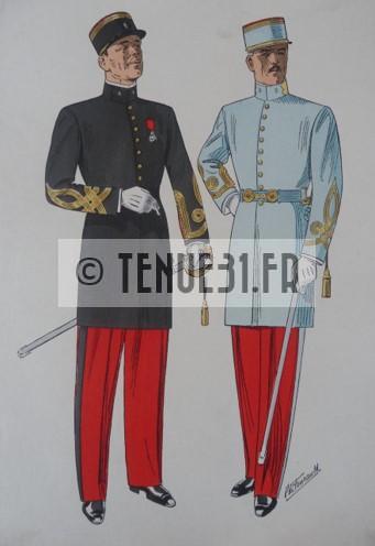 Tailleur b Uniforme grande tenue officier français modèle 31 1931 tenue31.fr musée en ligne
