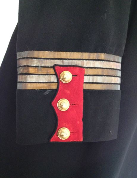 Pattes de manche uniforme commandant infanterie