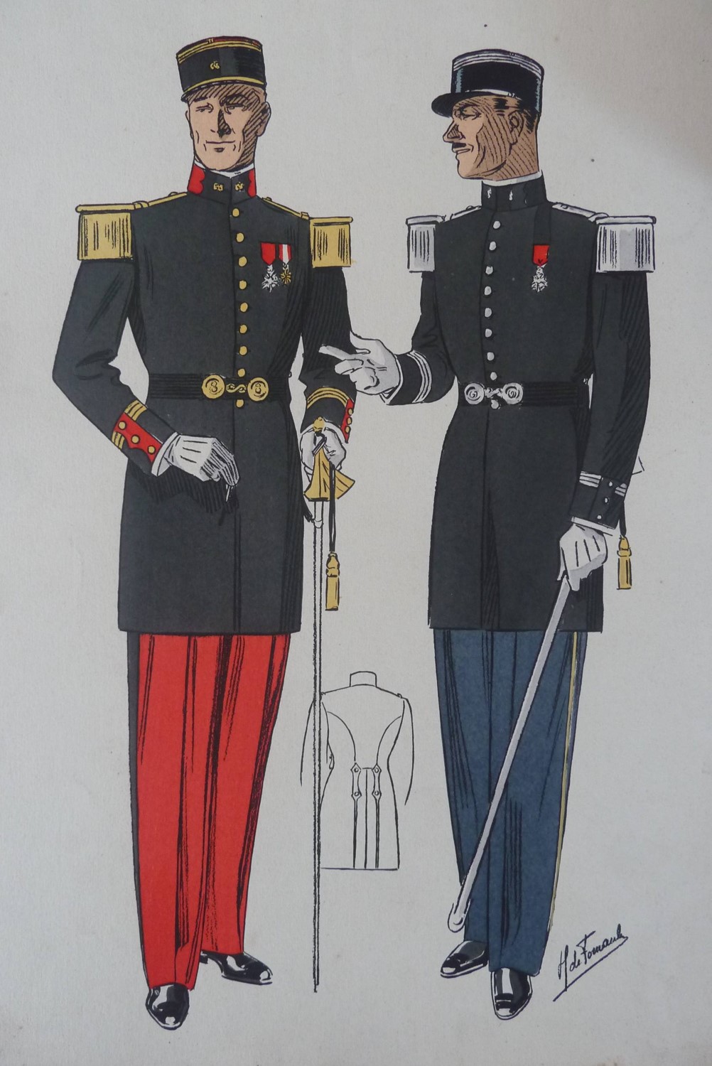 Uniforme grande tenue officier français modèle 31 1931 tenue31.fr musée en ligne