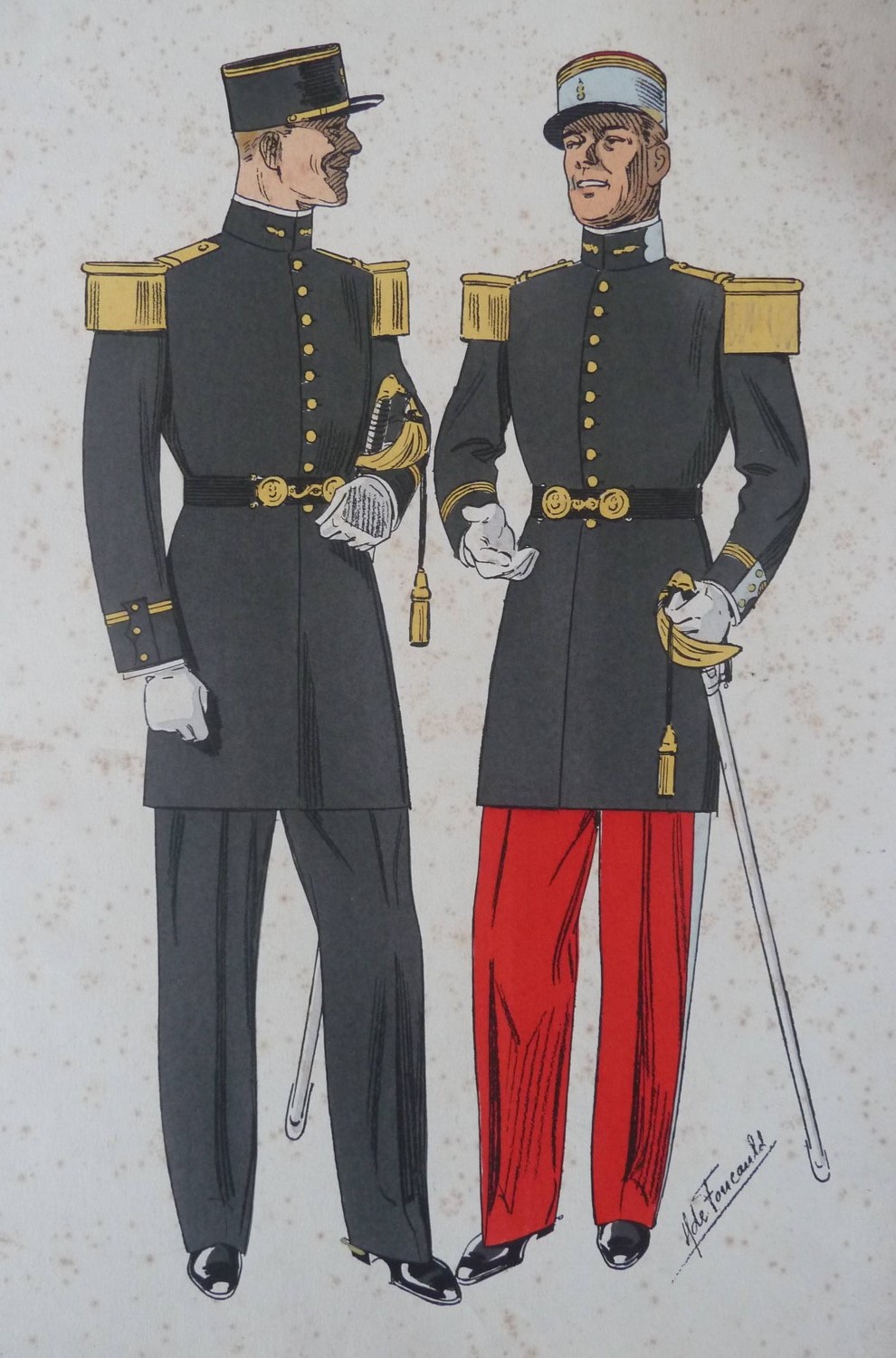 Uniforme grande tenue officier français modèle 31 1931 tenue31.fr musée en ligne