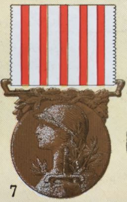 médailles ordres et décorations militaires : Comémorative 14-18
