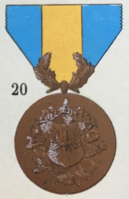 médailles ordres et décorations militaires : Médaille de Silésie