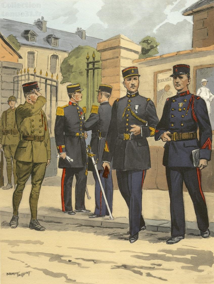 Bucquoy Infanterie Coloniale Uniforme grande tenue officier infanterie coloniale